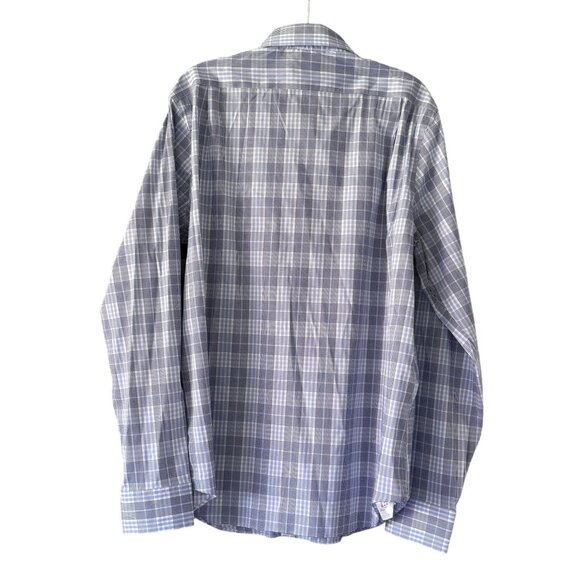 Lauren Ralph Lauren Slim Fit Performance Dress Shirt Size XL  17 36/37 Plaid - Picture 4 of 6